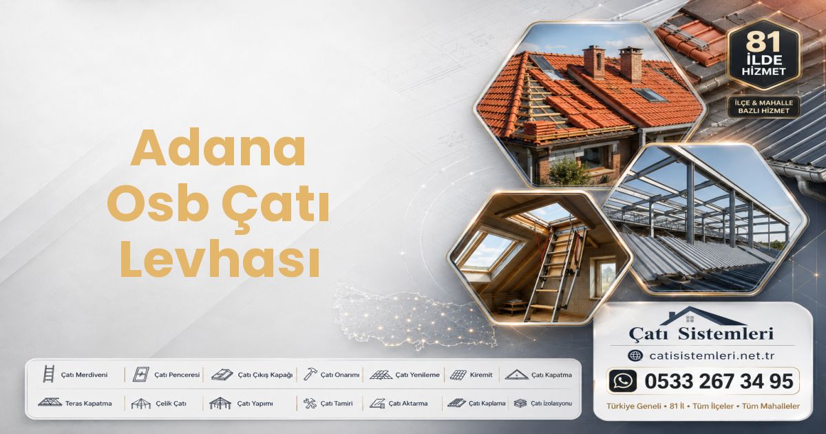 Adana Osb Çatı Levhası