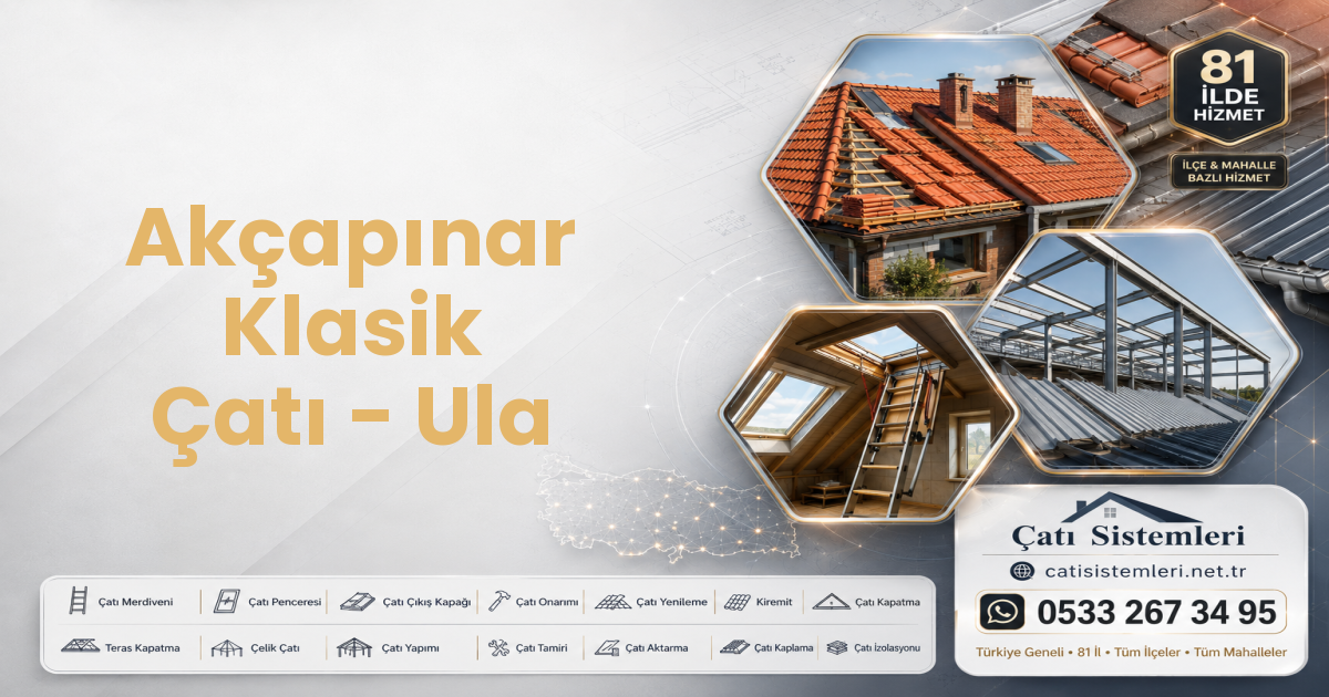 Akçapınar Klasik Çatı - Ula