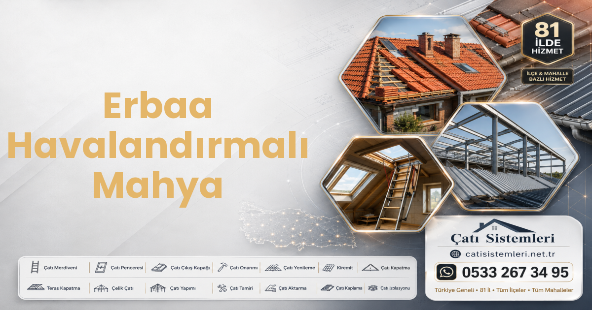 Erbaa Havalandırmalı Mahya